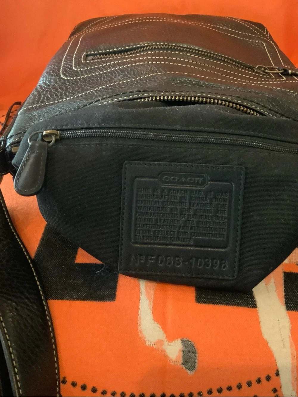 Coach Black-vintage Bleeker purse